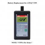 Battery Replacement for ATEQ VT55 TPMS Diagnostic Tool
